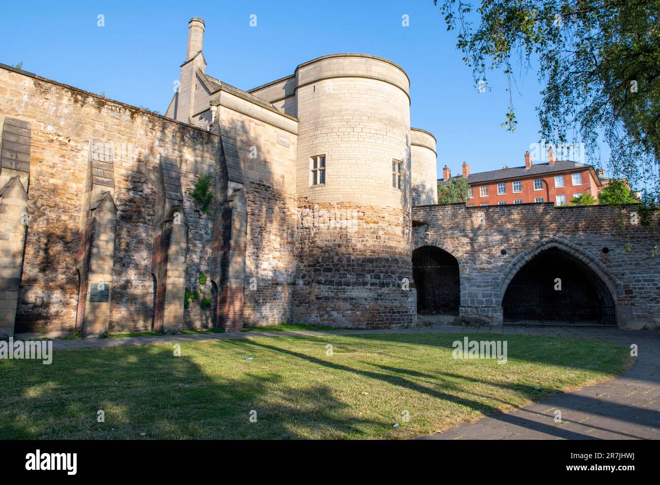 Gate House at Nottingham Castle, Nottinghamshire England UK Stock Photo