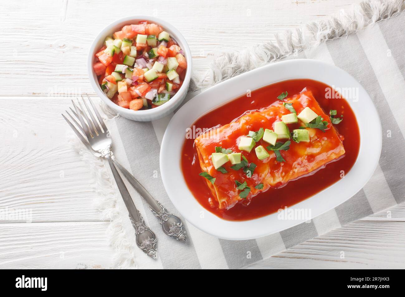 Red bean and rice burrito hi-res stock photography and images - Alamy