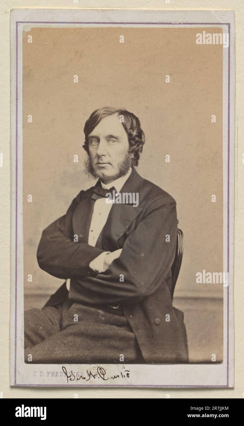 George William Curtis c. 1863 Stock Photo