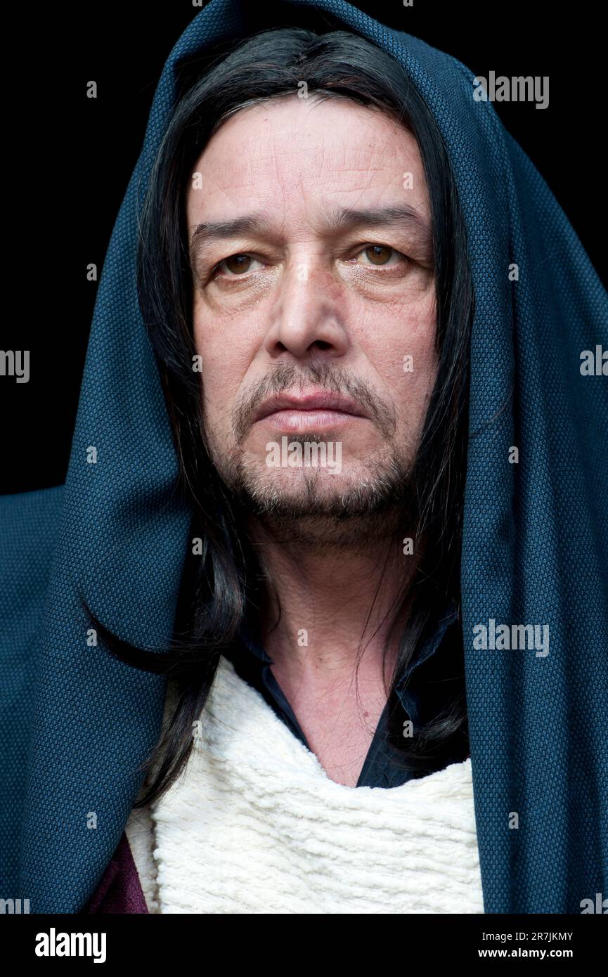 A parishioner dressed for the role of Jesus during the annual Good