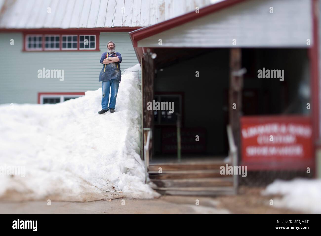 Peter Limmer,owner of Peter Limmer & Sons boot shop in Intervale, NH