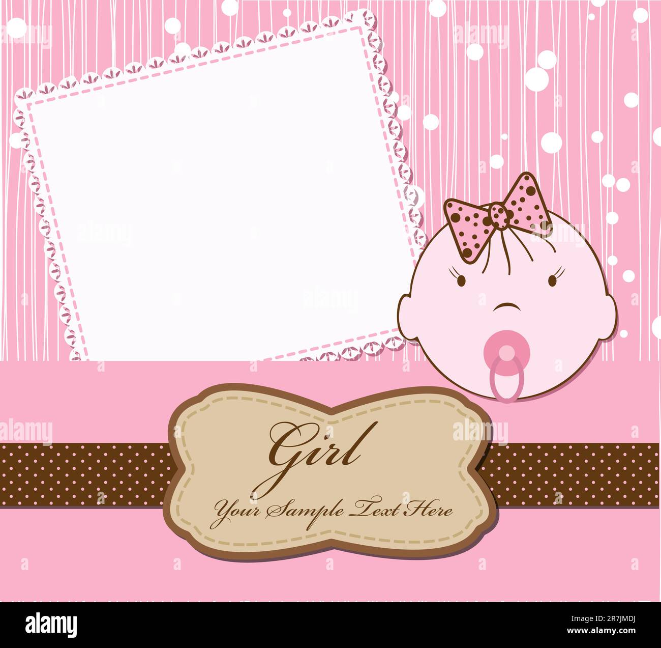 vector baby for scrapbook Stock Vector