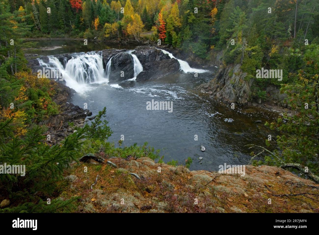 Grand Falls on the Dead River in Western Maine is a spectacular hidden ...