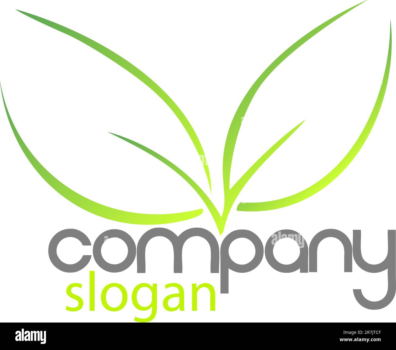 Logo for your company - illustration isolated on white Stock Vector