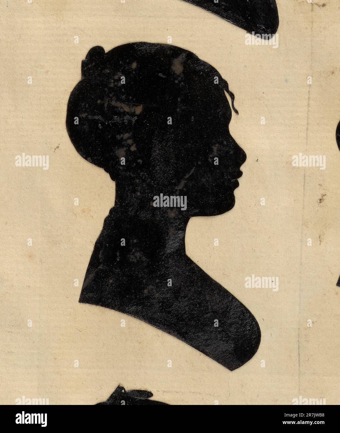 Woman 1800s silhouette hi-res stock photography and images - Alamy