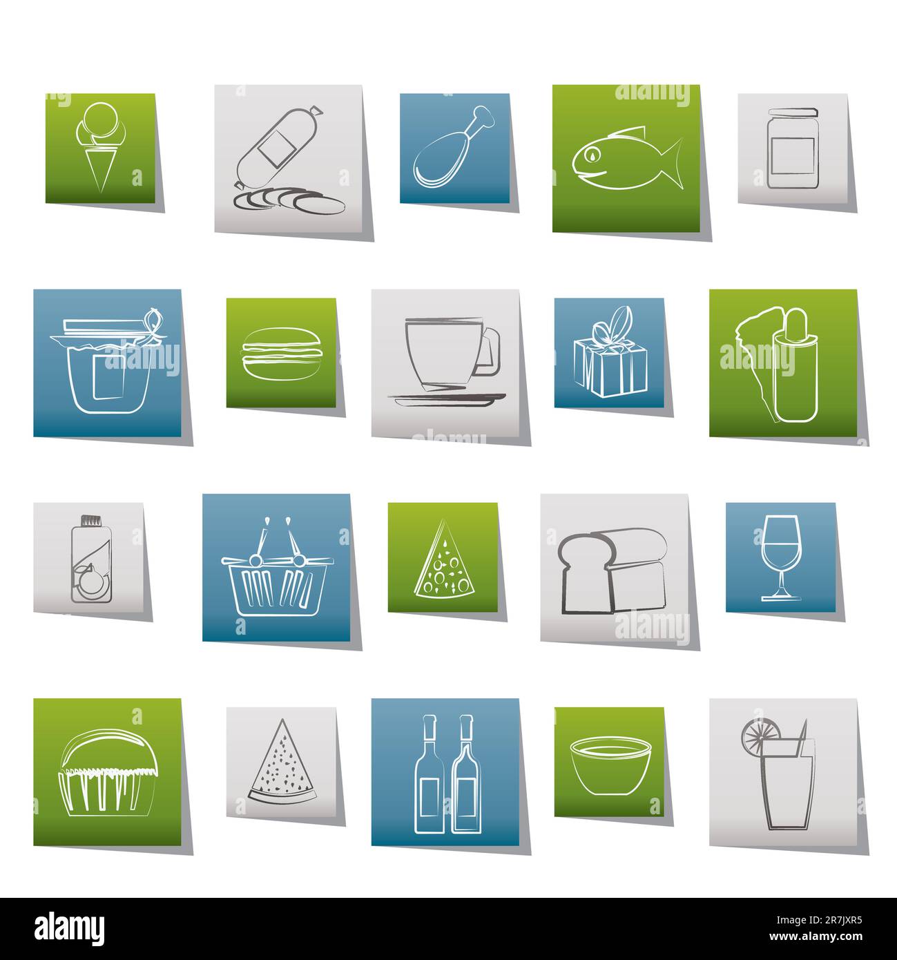 Preserve foods Stock Vector Images - Alamy