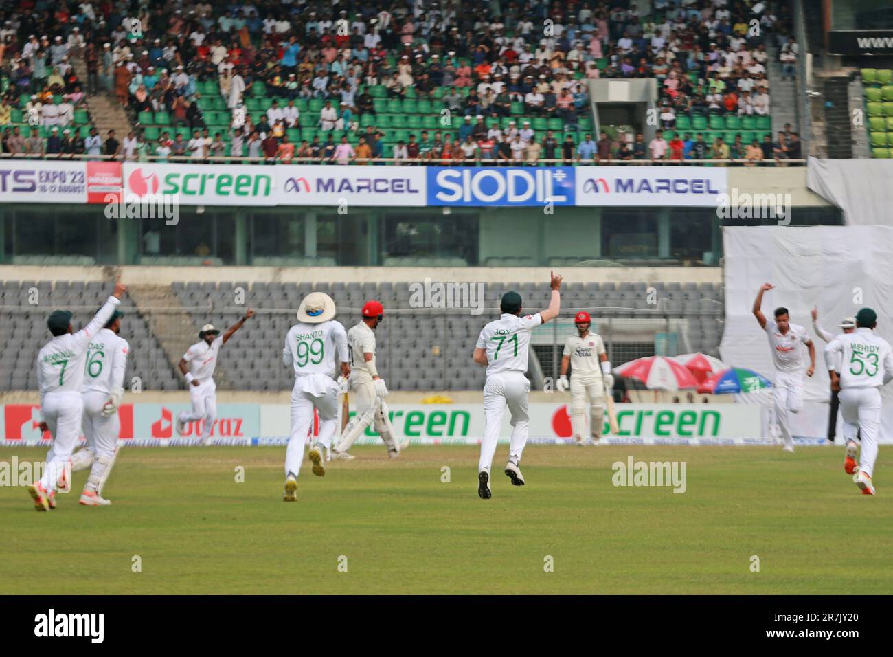 BangladeshAfghanistan alone Test match day three at the ShereBangla