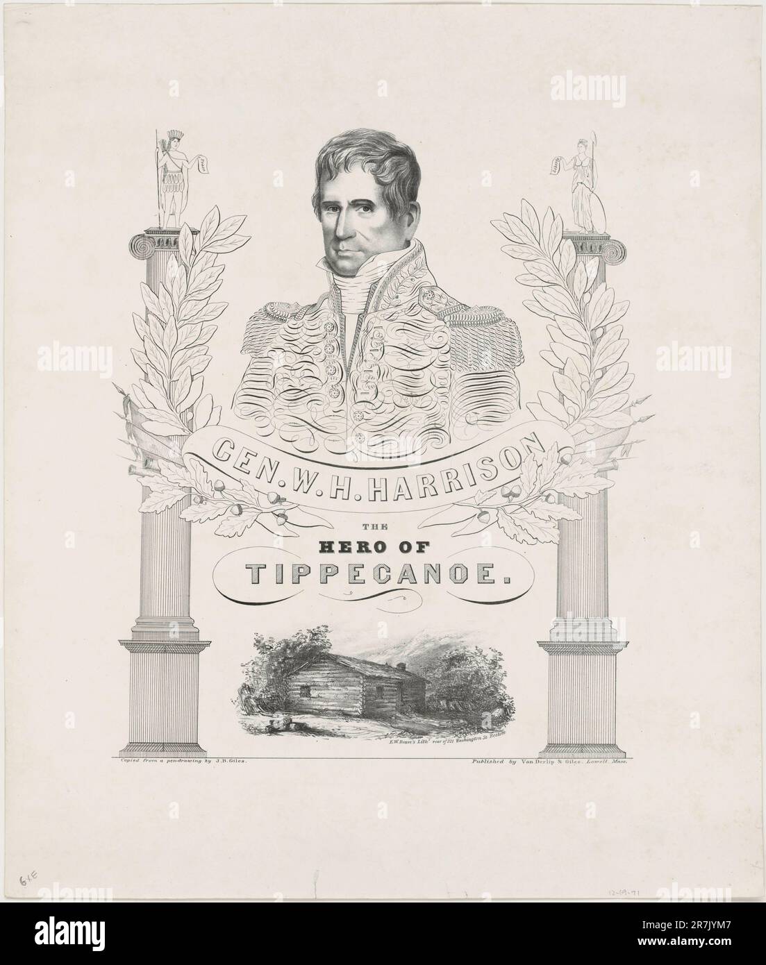 William Henry Harrison c. 1840 Stock Photo