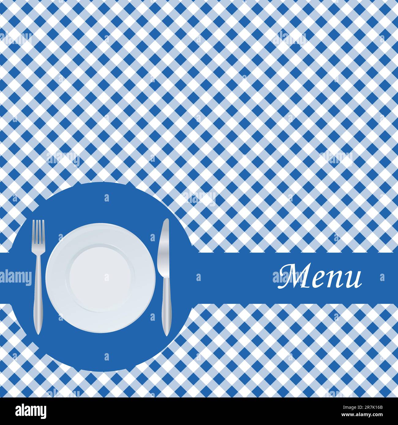 Blue restaurant menu Stock Vector Image & Art - Alamy