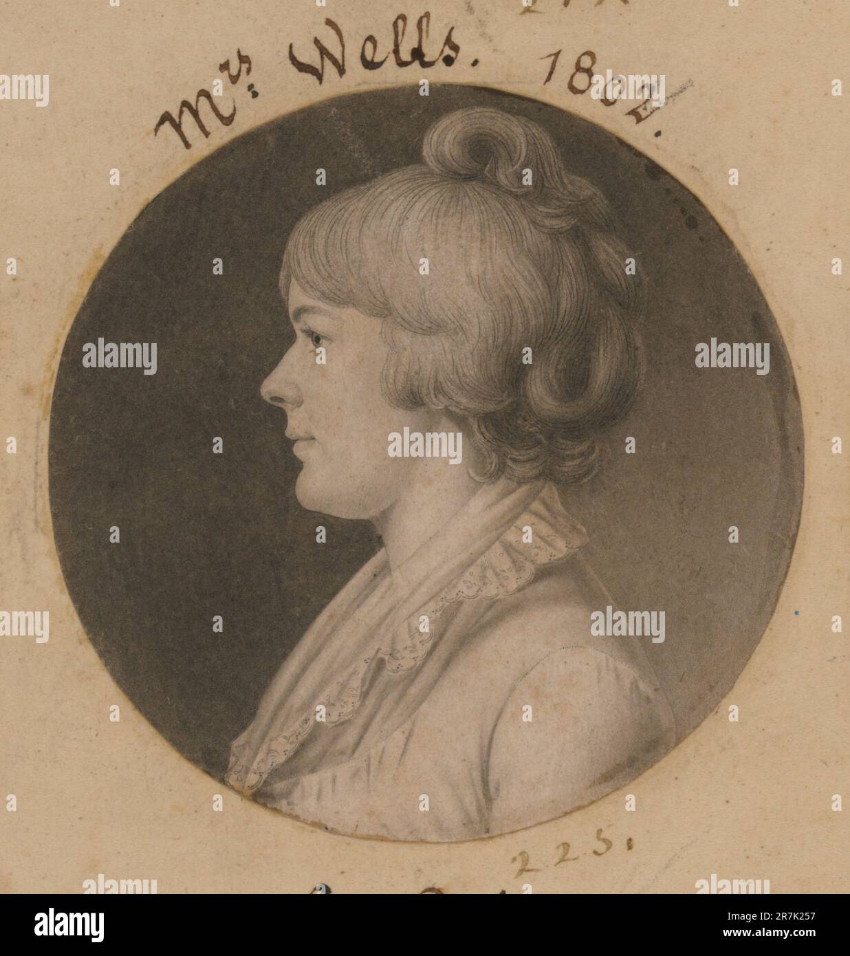 Mary Wright Sonntag Wells 1802 Stock Photo