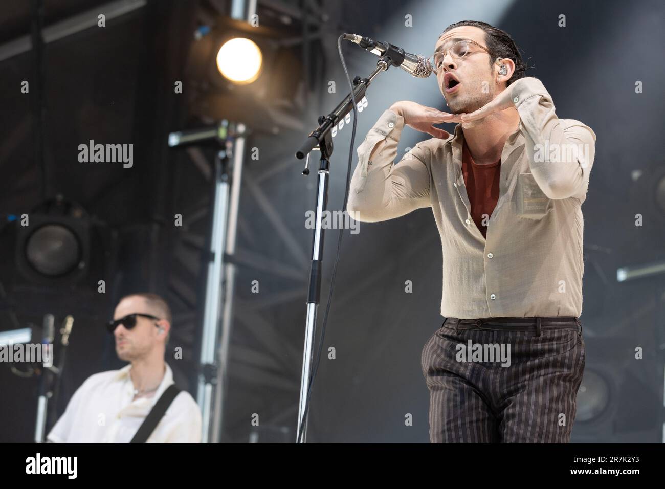 Oslo, Norway. 15th June, 2023. The English rock band The 1975 performs
