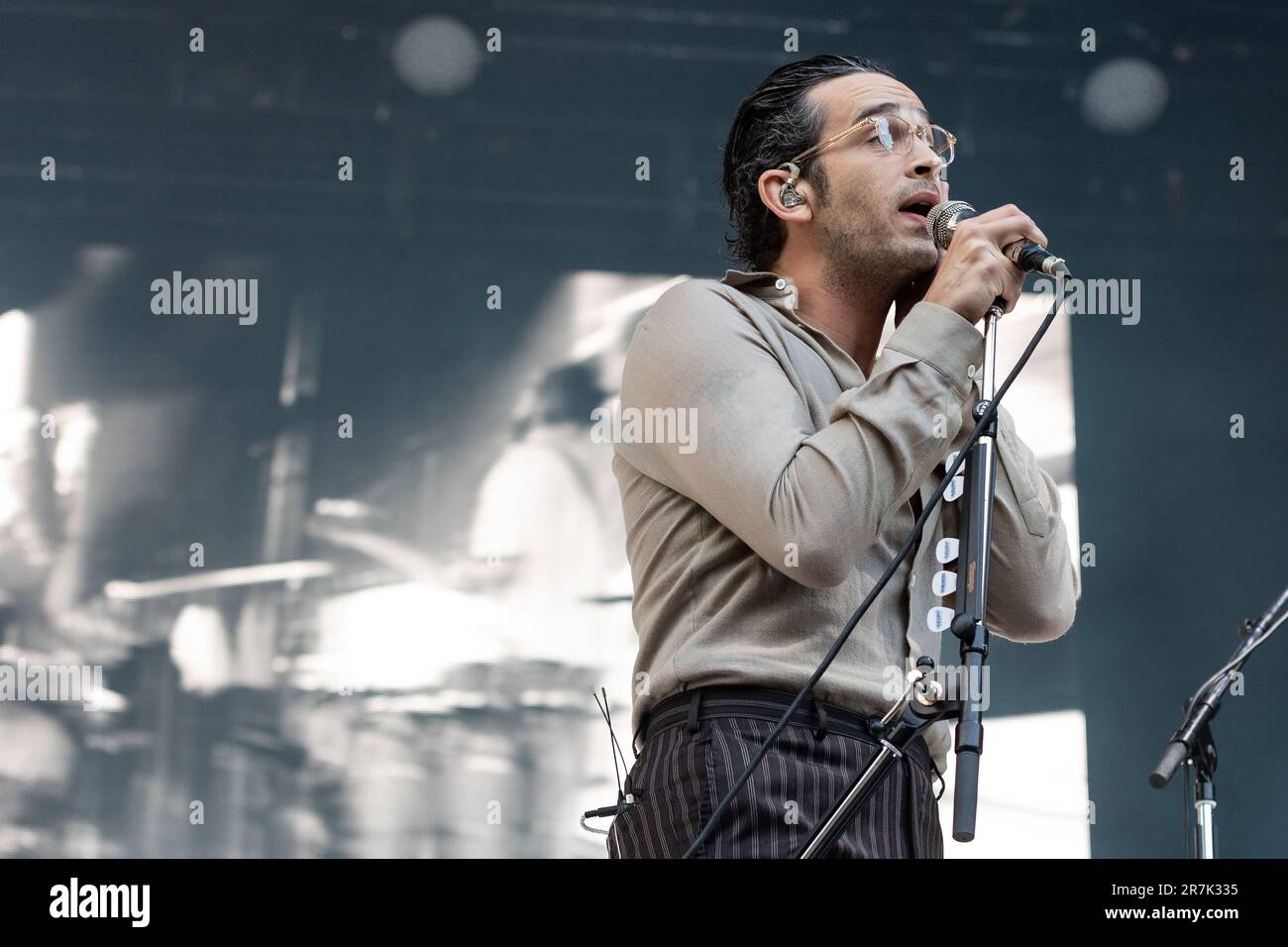 Oslo, Norway. 15th June, 2023. The English rock band The 1975 performs