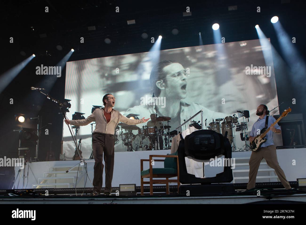 Oslo, Norway. 15th June, 2023. The English rock band The 1975 performs