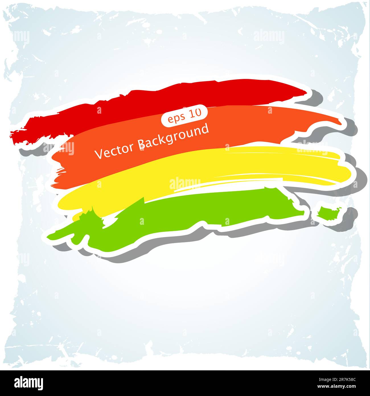 Vector abstract background with brush strokes Stock Vector Image & Art ...