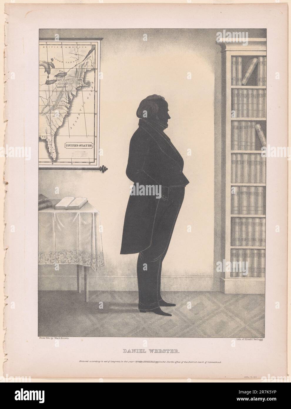 Daniel Webster 1844 Stock Photo