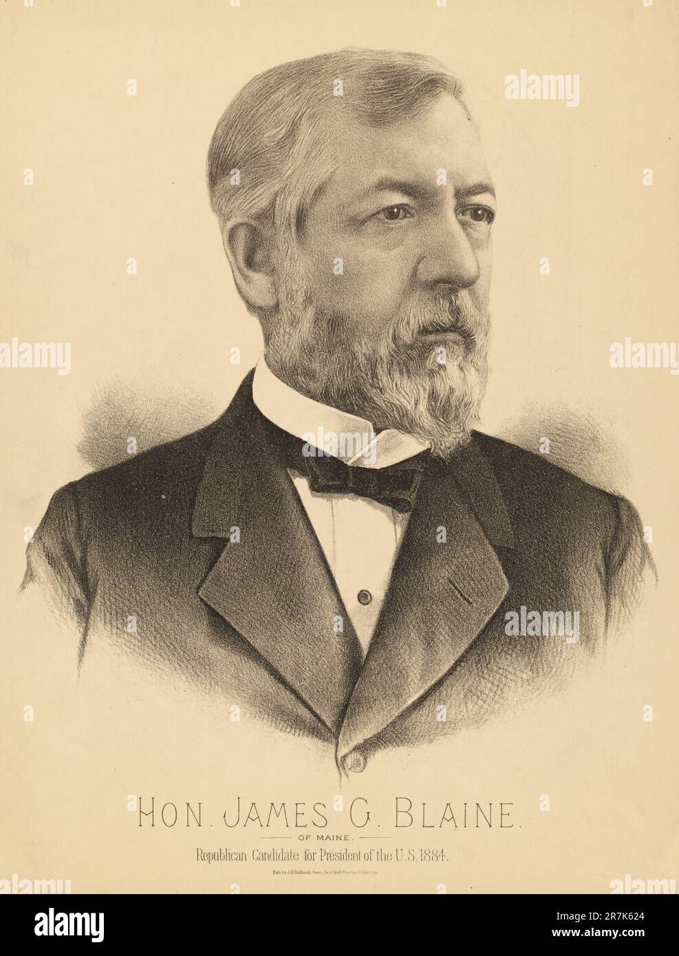 James Gillespie Blaine 1884 Stock Photo - Alamy