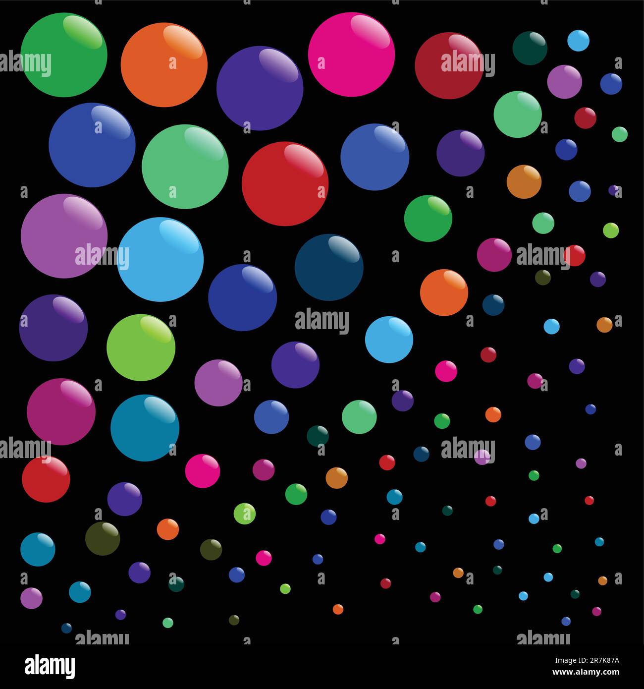 background with bubbles - vector Stock Vector Image & Art - Alamy