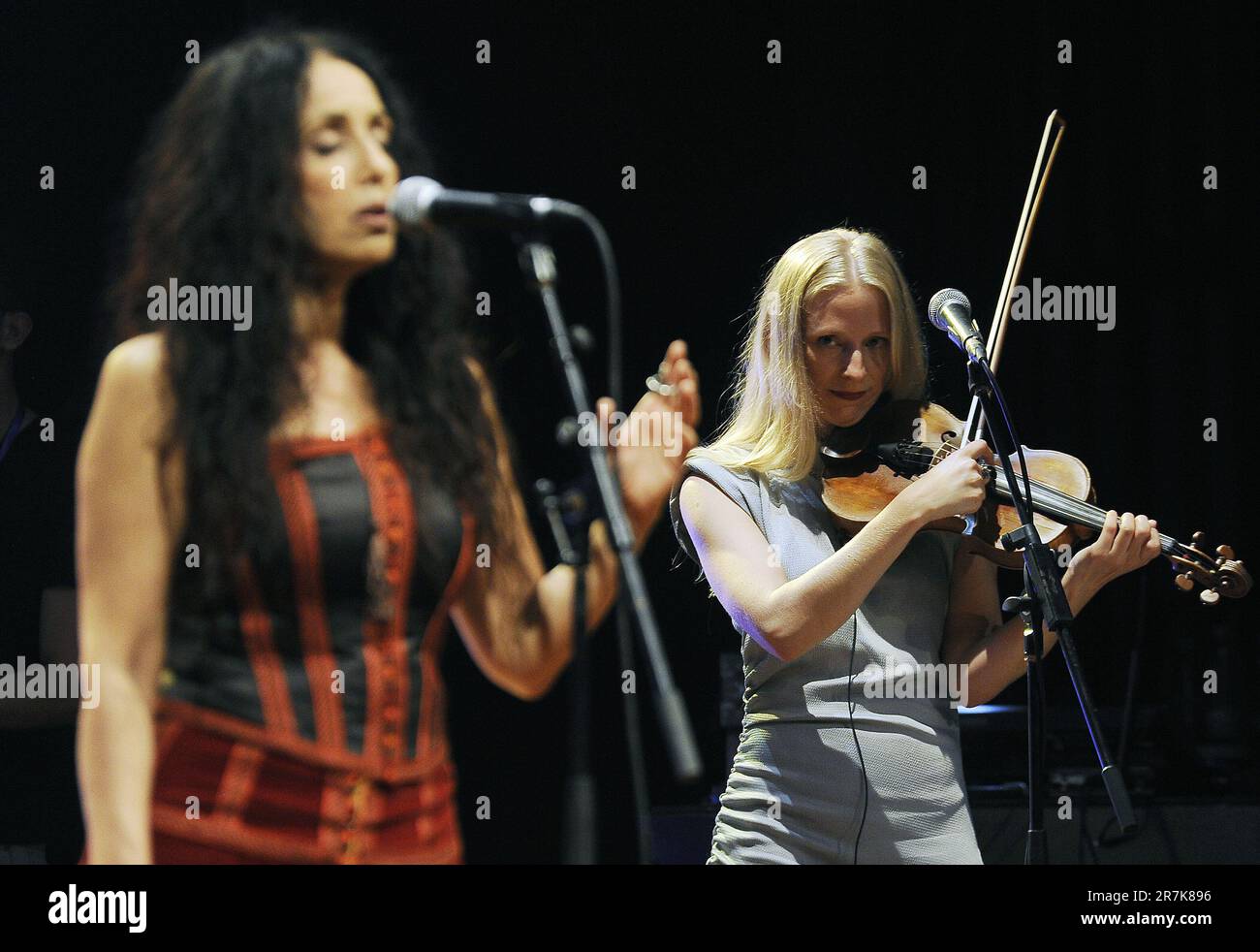 Algeria. June 15, 2023. Swedish artist Lena Jonsson, during the opening of the 23rd edition of the European Music Festival in Algeria Under the theme ''Sons of Europe'' at the Algerian National Theater (TNA) in Algiers, Algeria on June 15, 2023 (Photo by Amine Chikhi/APP/NurPhoto)0 Credit: NurPhoto SRL/Alamy Live News Stock Photo