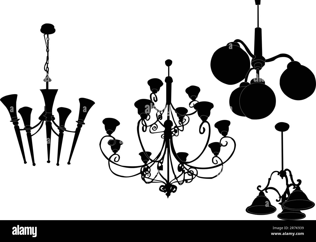 swans collection vector Stock Vector Image & Art Alamy