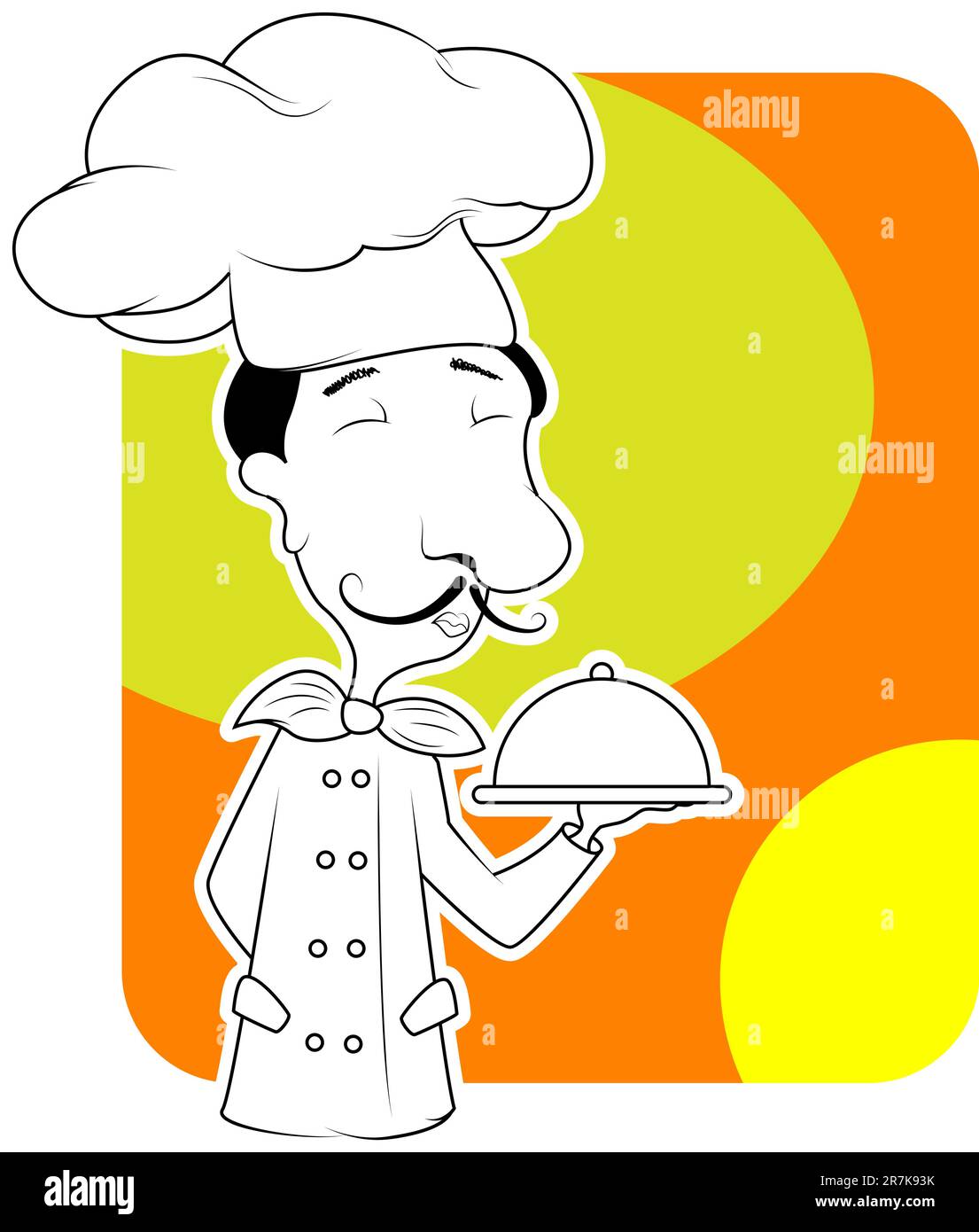 Vector Picture With Italian Chef Stock Vector Image Art Alamy wrjn