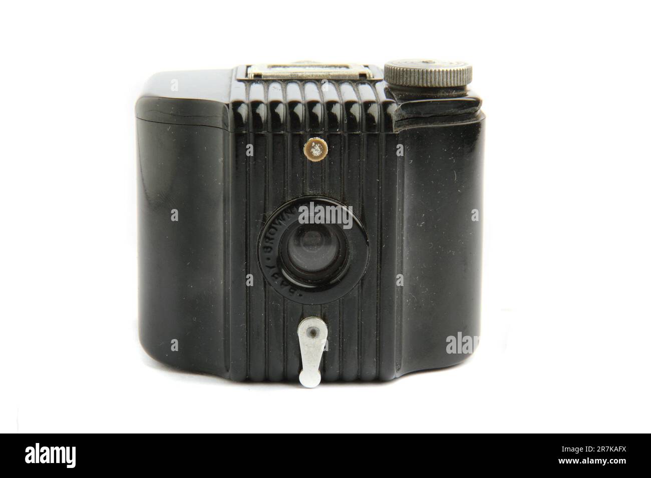 old mini camera isolated on the white background Stock Photo - Alamy