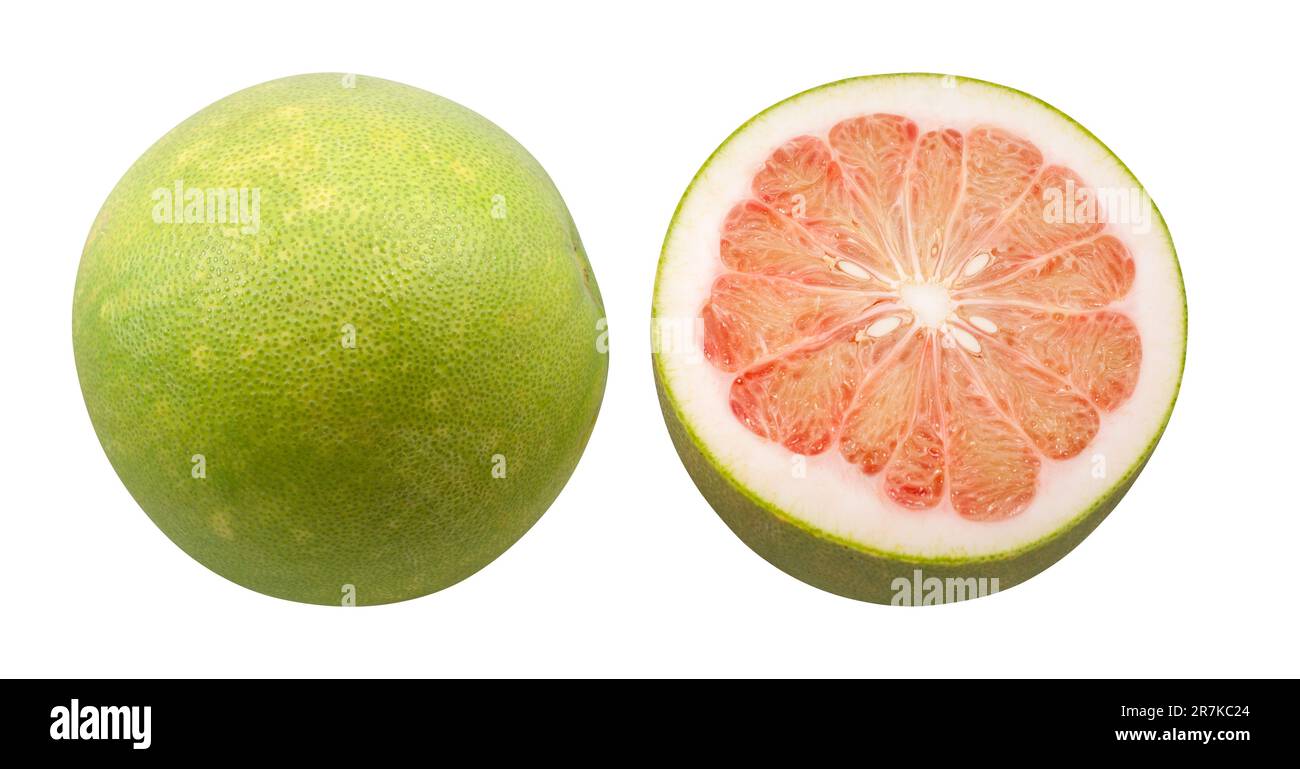 Grape Fruit isolated on white background Stock Photo