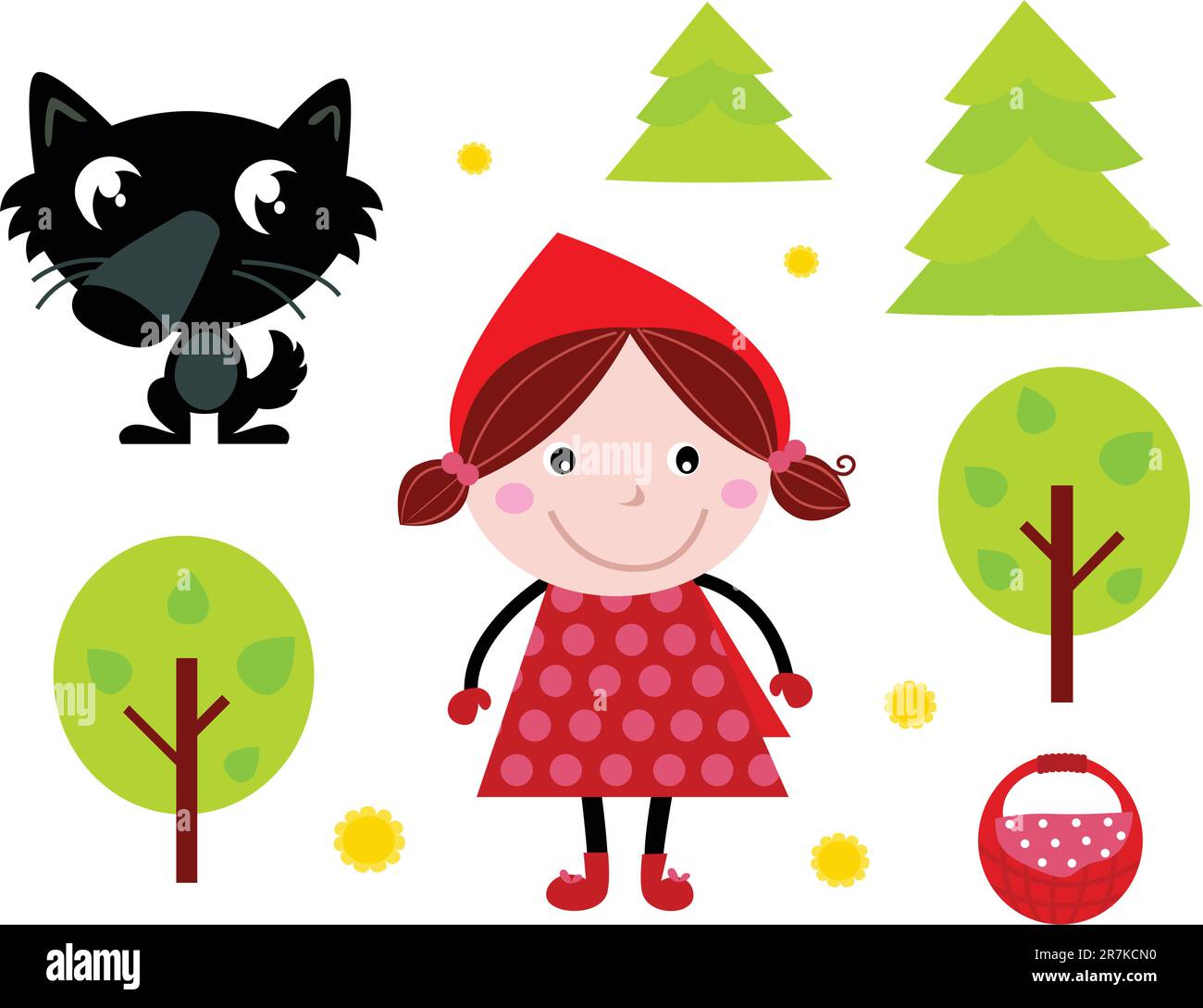 Little Red Riding Hood Wolf Clipart