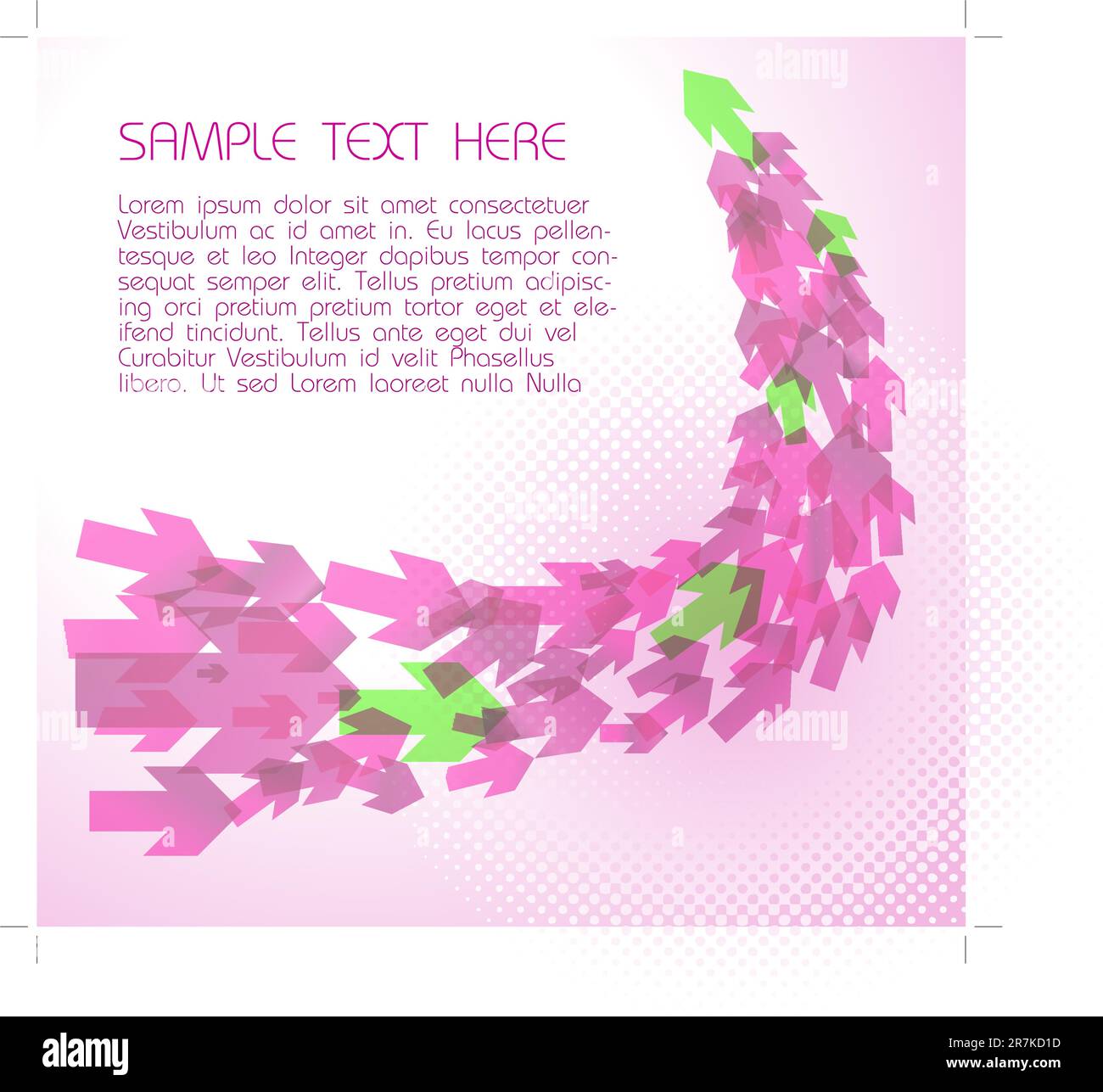 Abstract pink technical background with arrows Stock Vector Image & Art ...