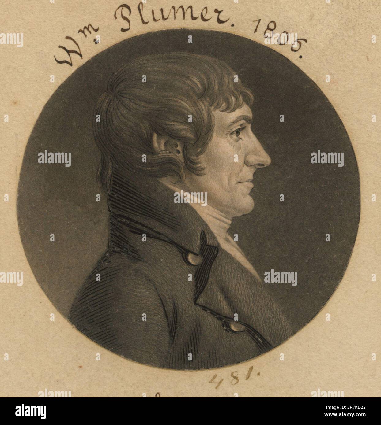 William Plumer 1806 Stock Photo