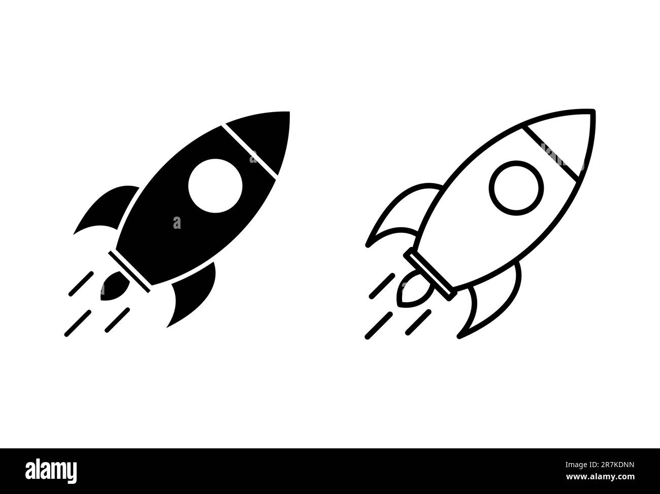 Rocket icon set. Startup icon vector Stock Vector Image & Art - Alamy