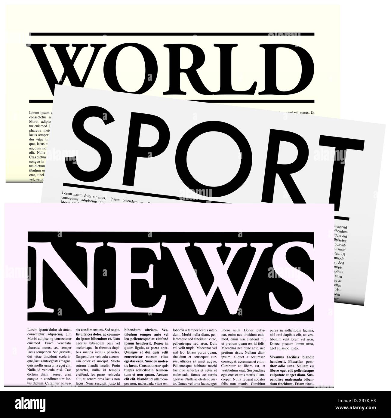 Stack newspapers news Stock Vector Images Alamy Stack newspapers news Stock Vector Images Alamy