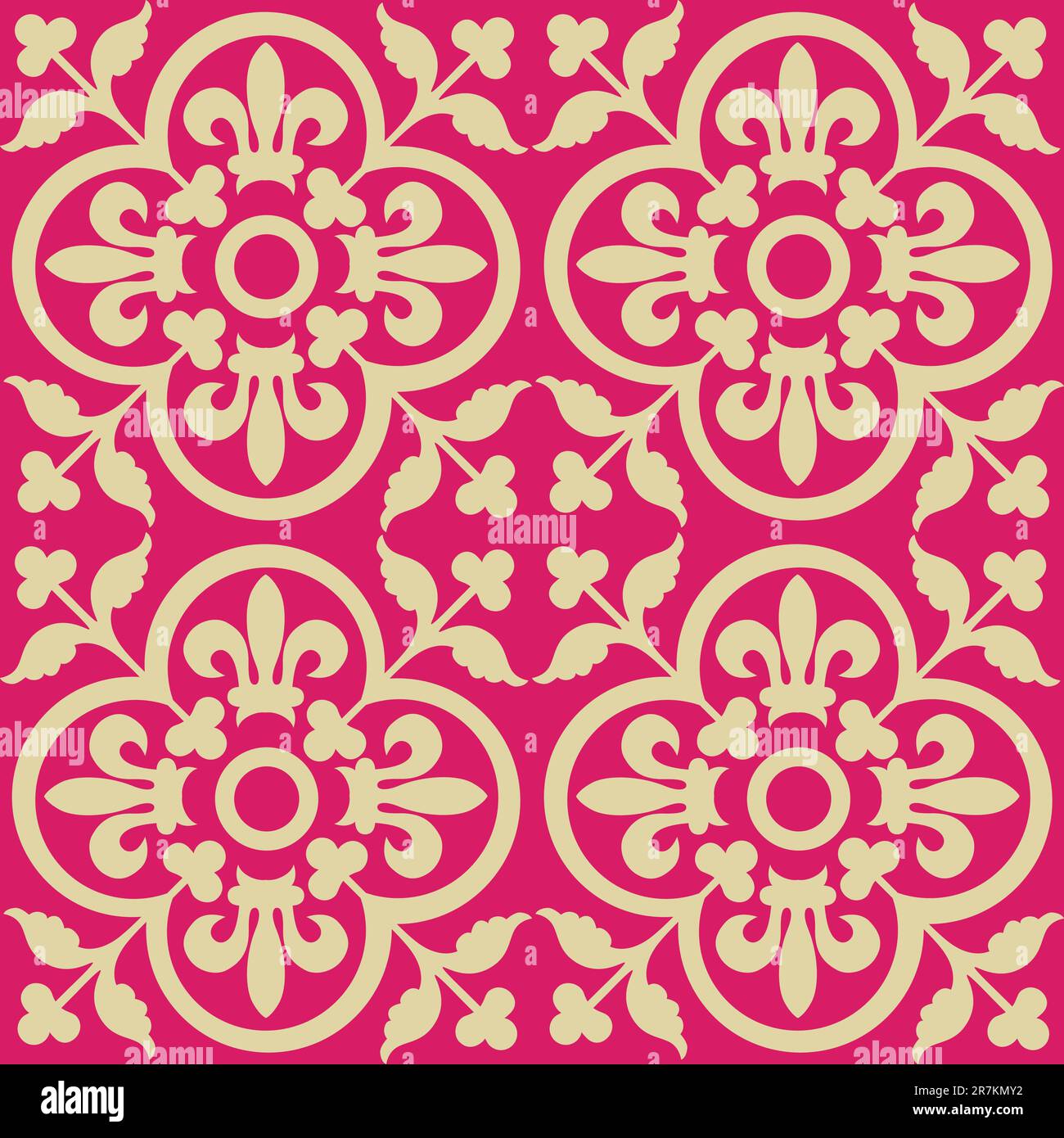 Red royal pattern. Seamless wallpaper. Retro background Stock Vector ...