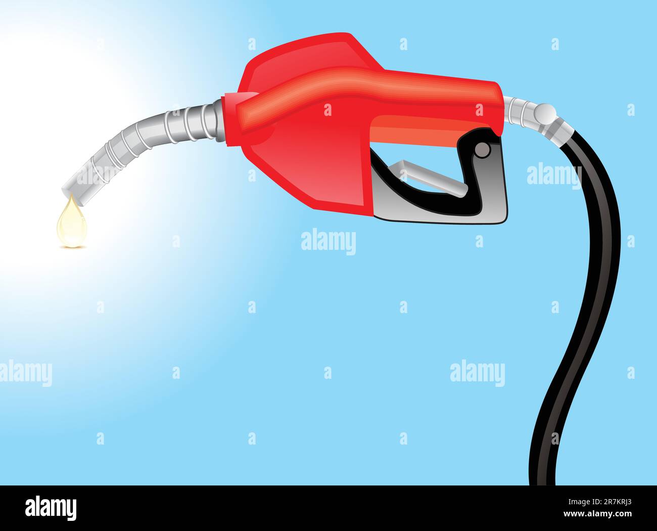 abstract fuel petrol pump handle vector illustration Stock Vector Image