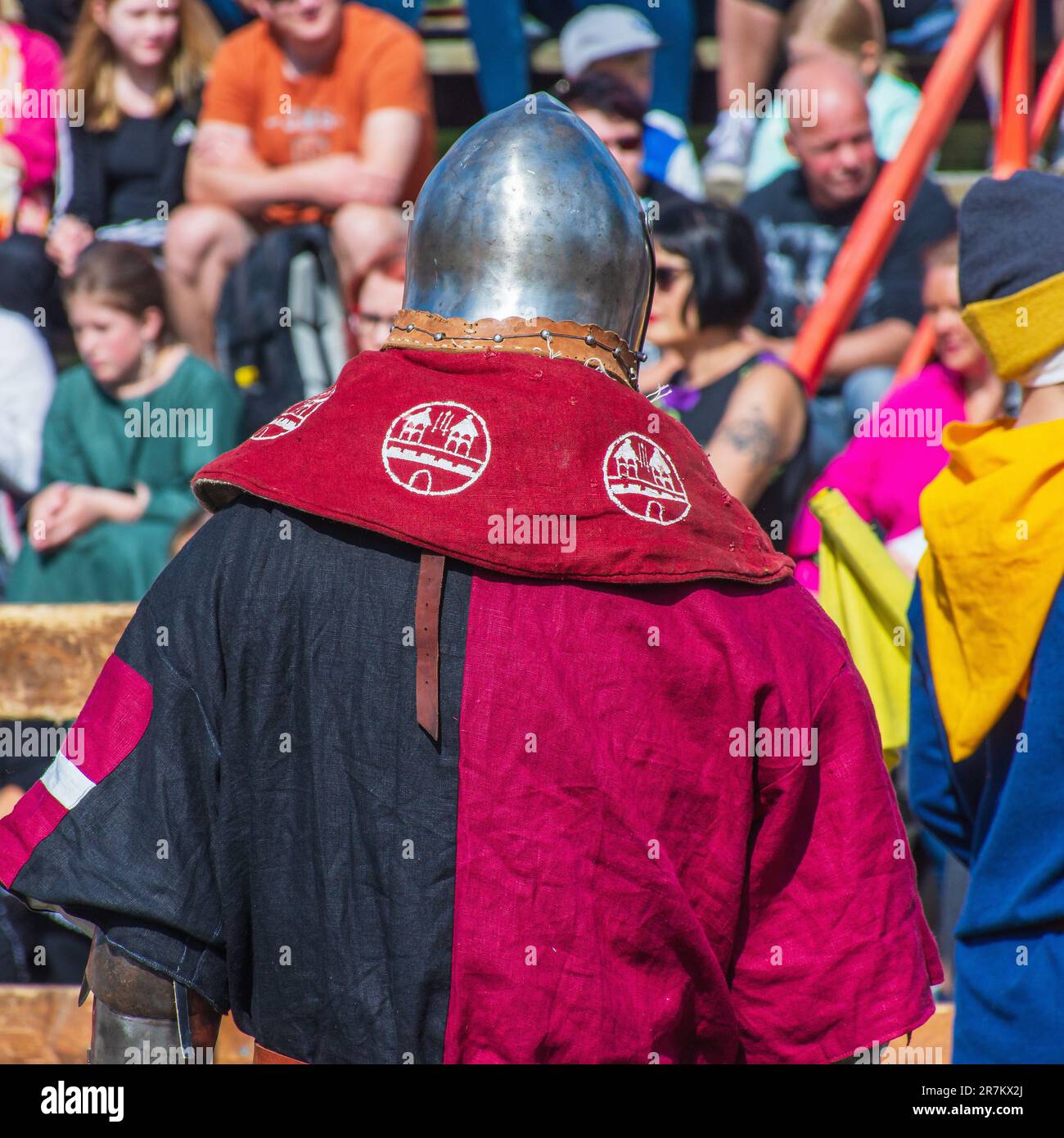 Medieval Combat Sport tournament near the Häme castle in Hämeenlinna Finland Stock Photo Alamy