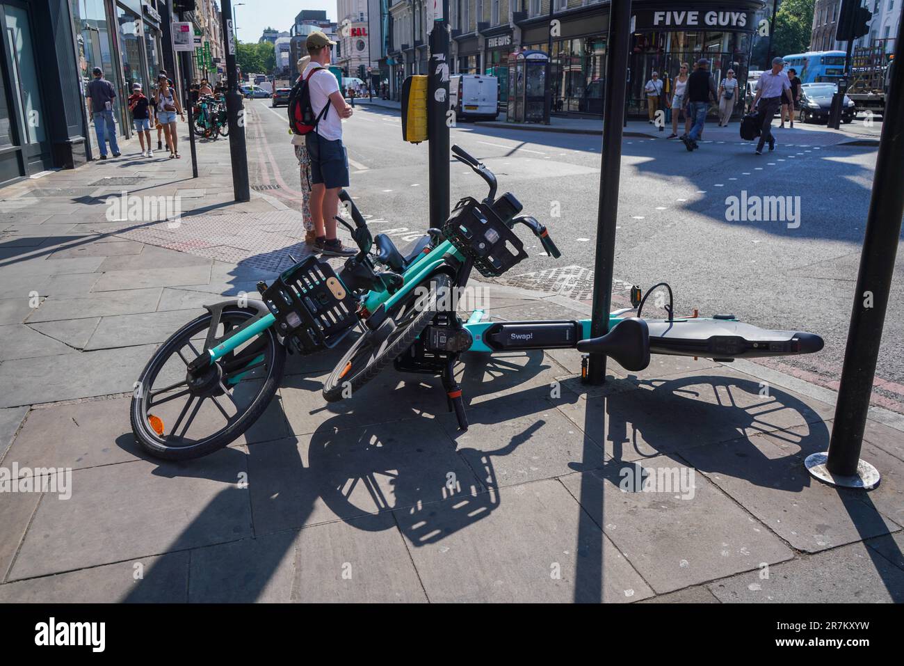 bikes on pavements