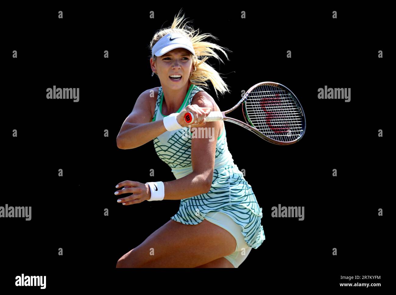 Katie Boulter during her quarter finals match against Harriet Dart (not