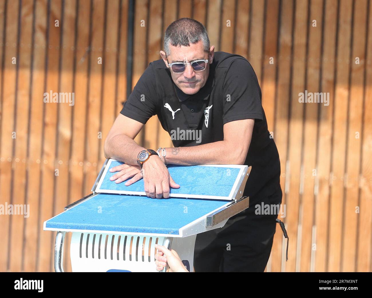 Rennes, France. 16th June, 2023. Franck Esposito during the French Elite Swimming Championships on June 16 2023 in Rennes, France. Photo by Laurent Lairys/ABACAPRESS.COM Credit: Abaca Press/Alamy Live News Stock Photo