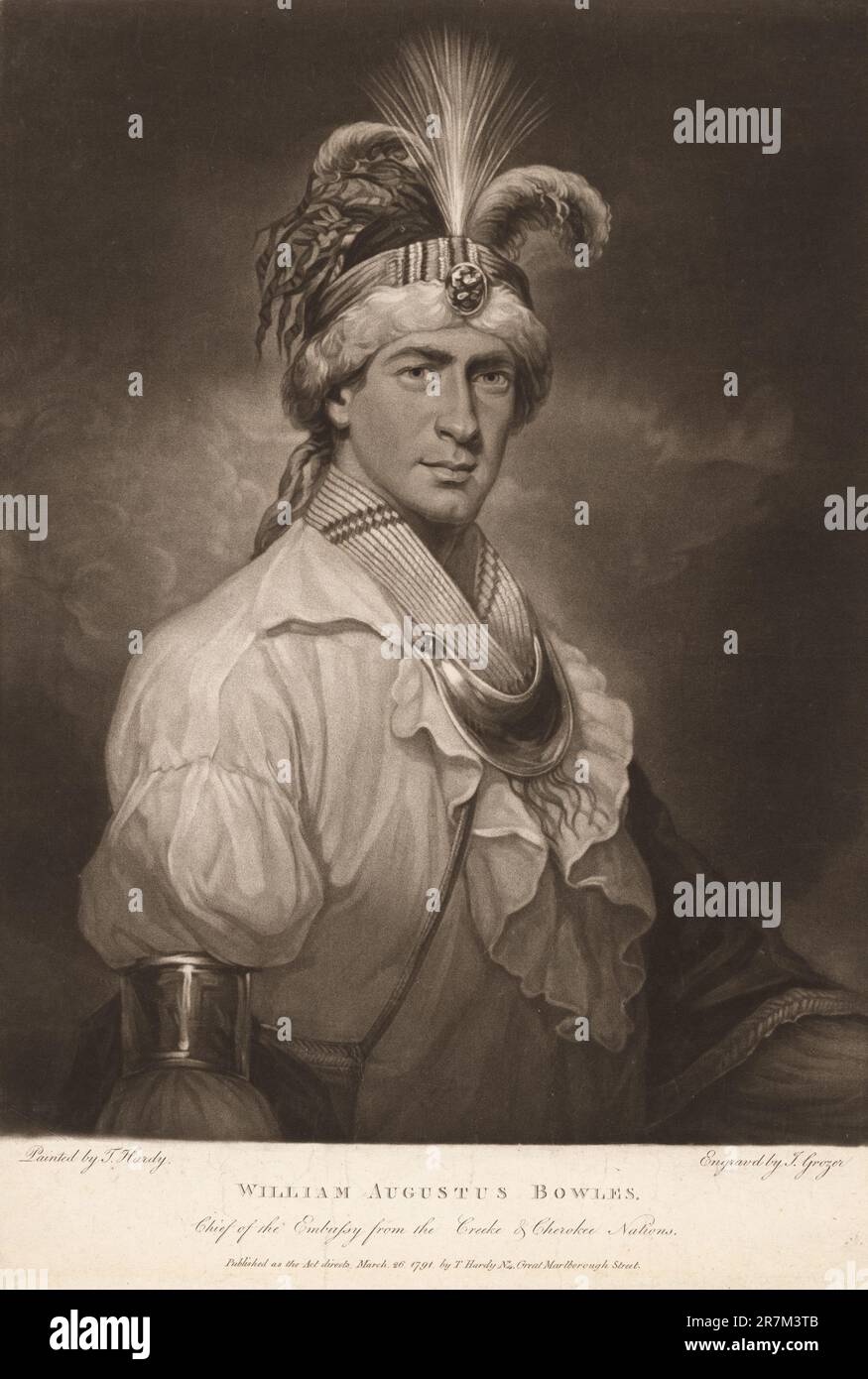 William Augustus Bowles 1791 Stock Photo