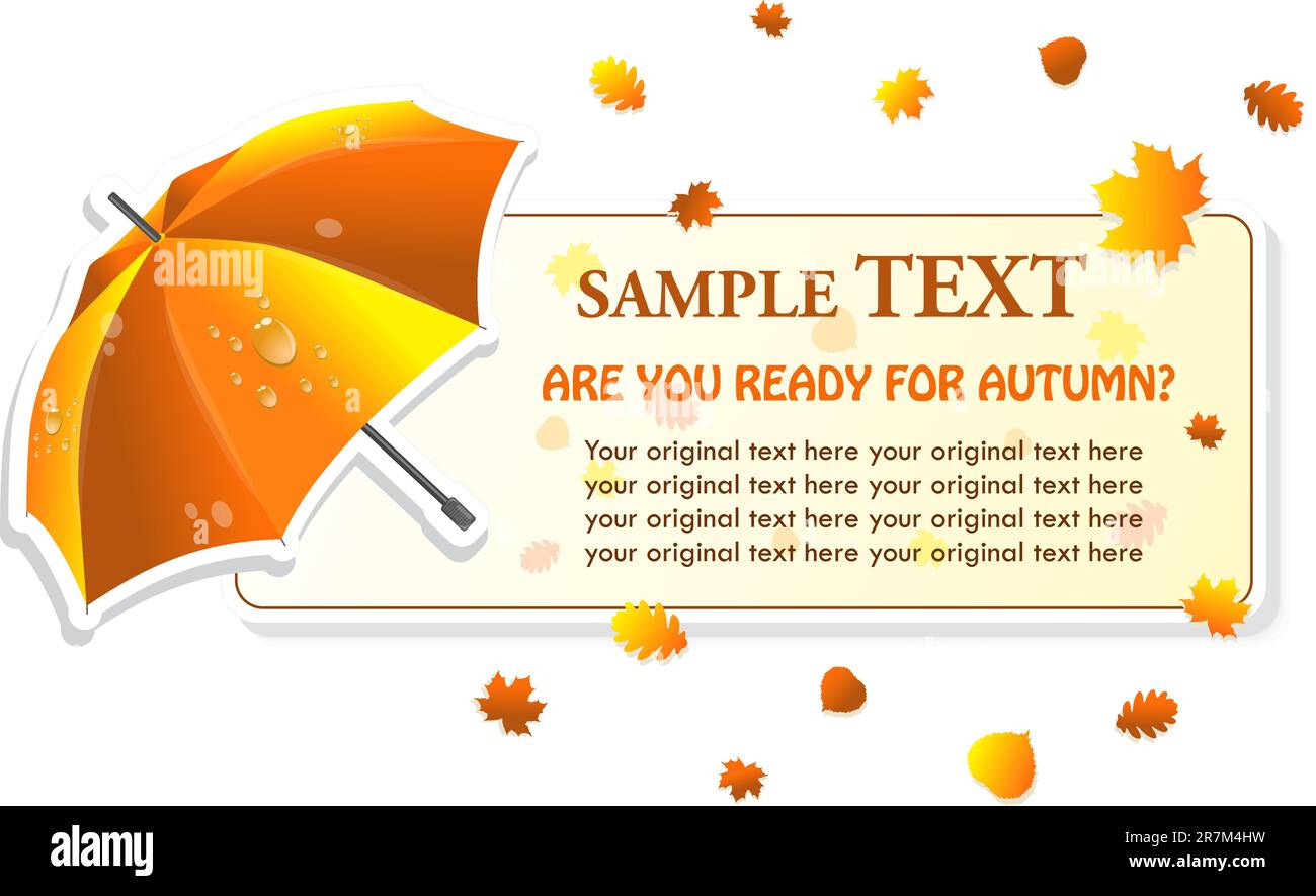 Open striped umbrella, vector illustration Stock Vector Image & Art - Alamy