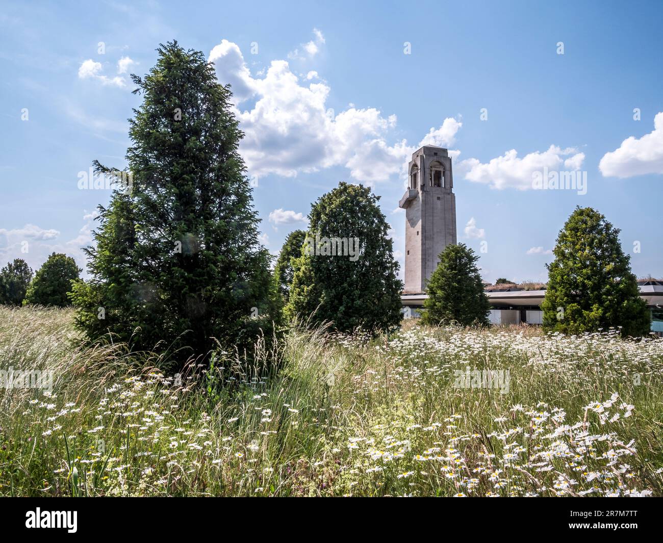 The image is of the Villers Bretonneux Australian National war memorial ...