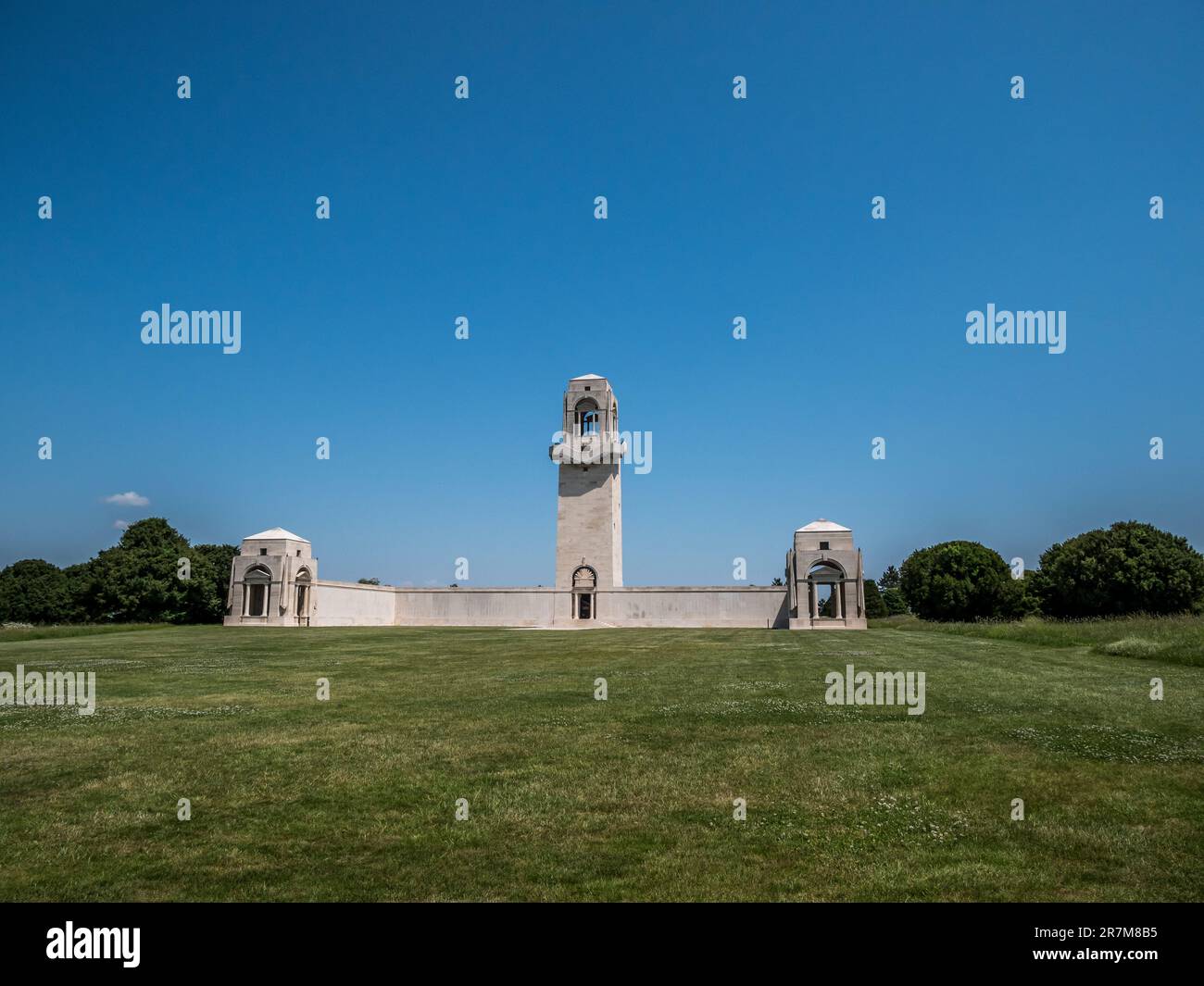 The image is of the Villers Bretonneux Australian National war memorial ...