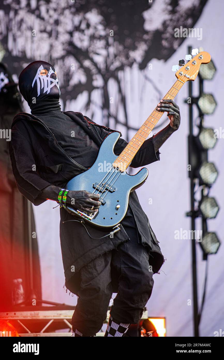 Copenhagen, Denmark. 15th June, 2023. The British rock band Sleep Token
