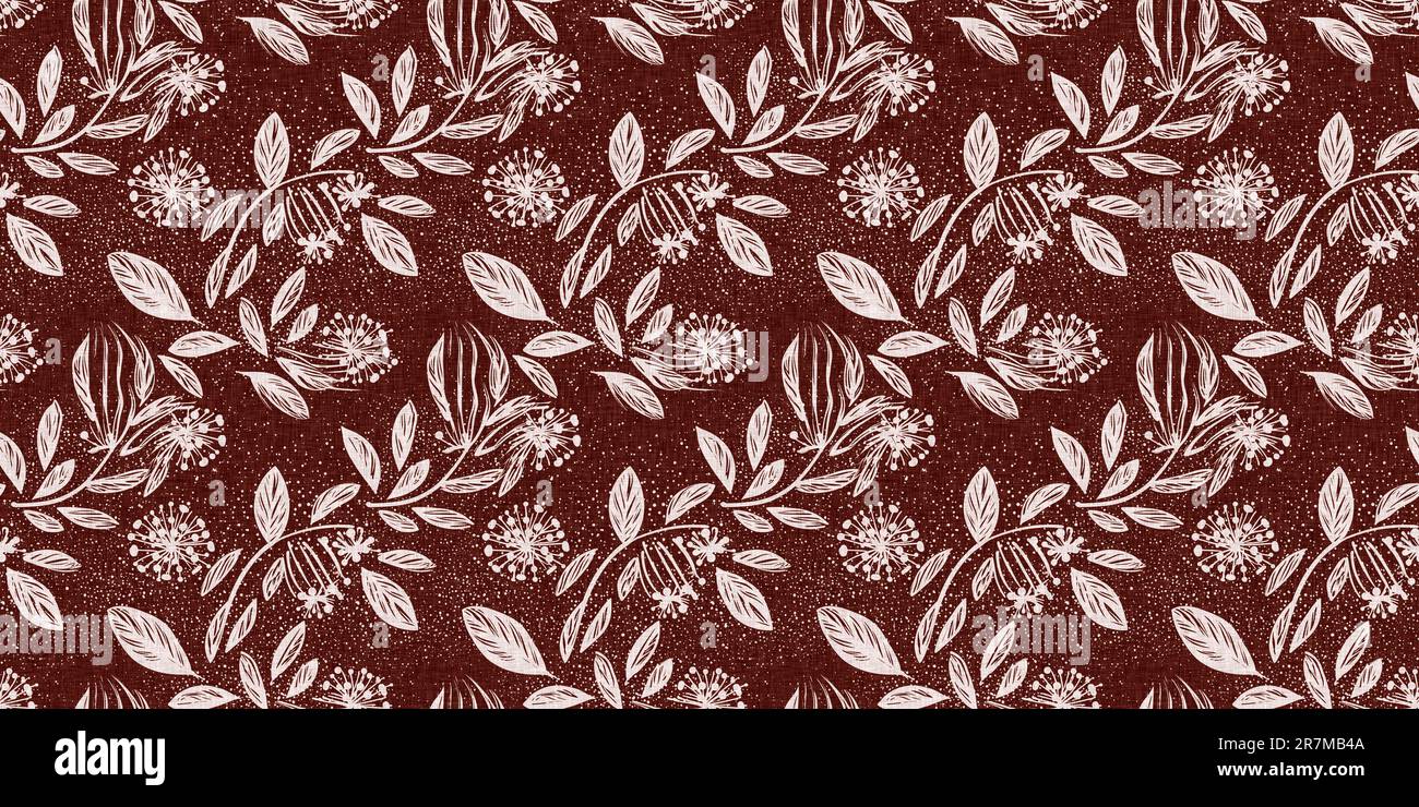 Red Damask Border