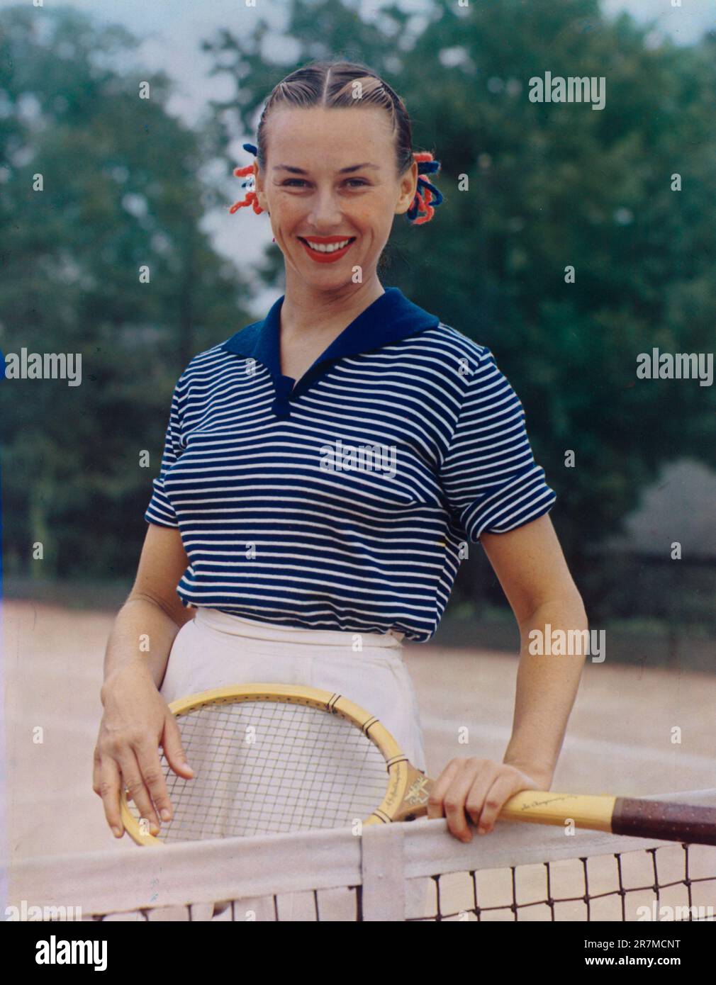 Gussie Moran 1949 Stock Photo