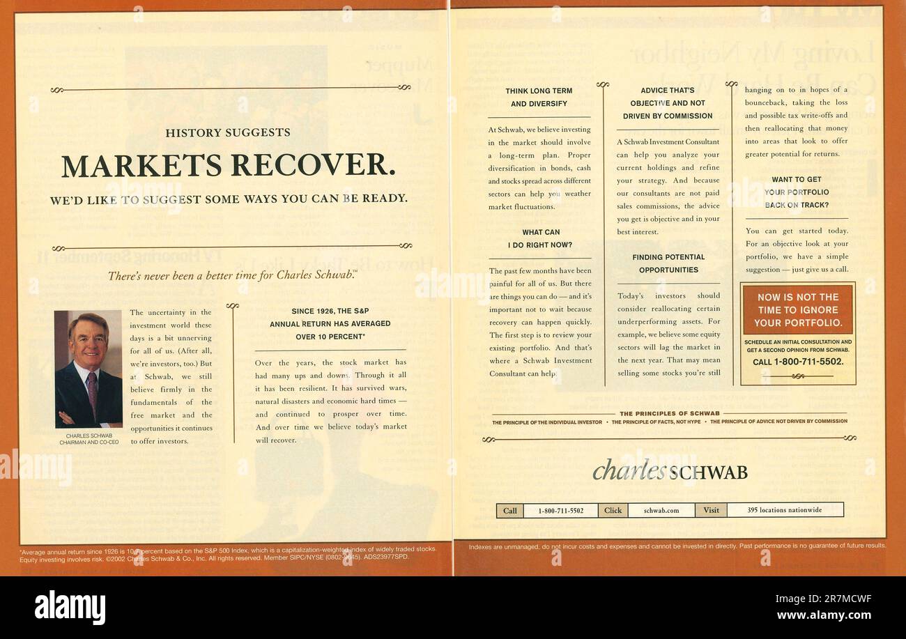 Charles Schwab Corporation, a full range of brokerage, banking and