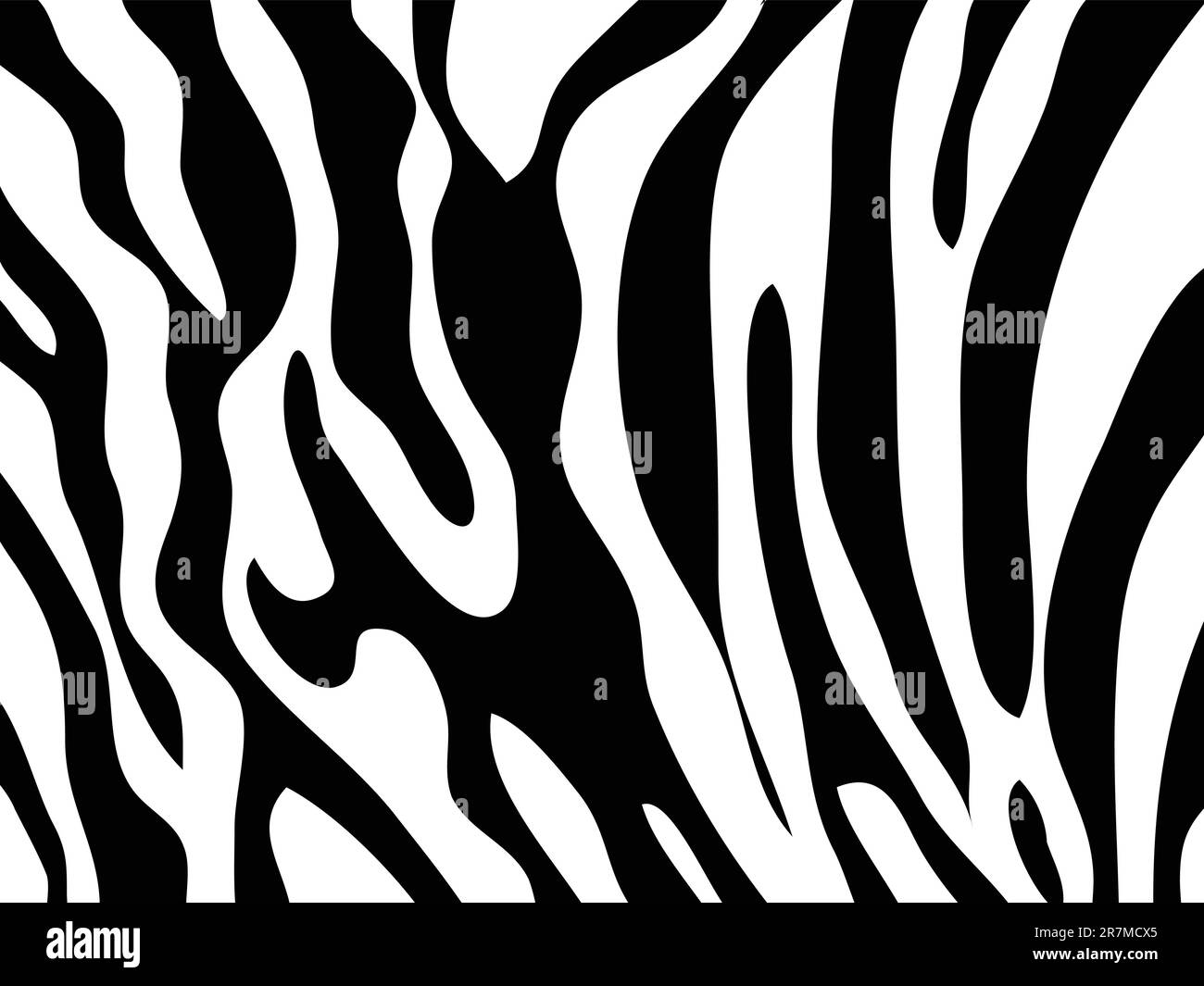 Vector zebra texture Black and White Stock Vector Image & Art - Alamy