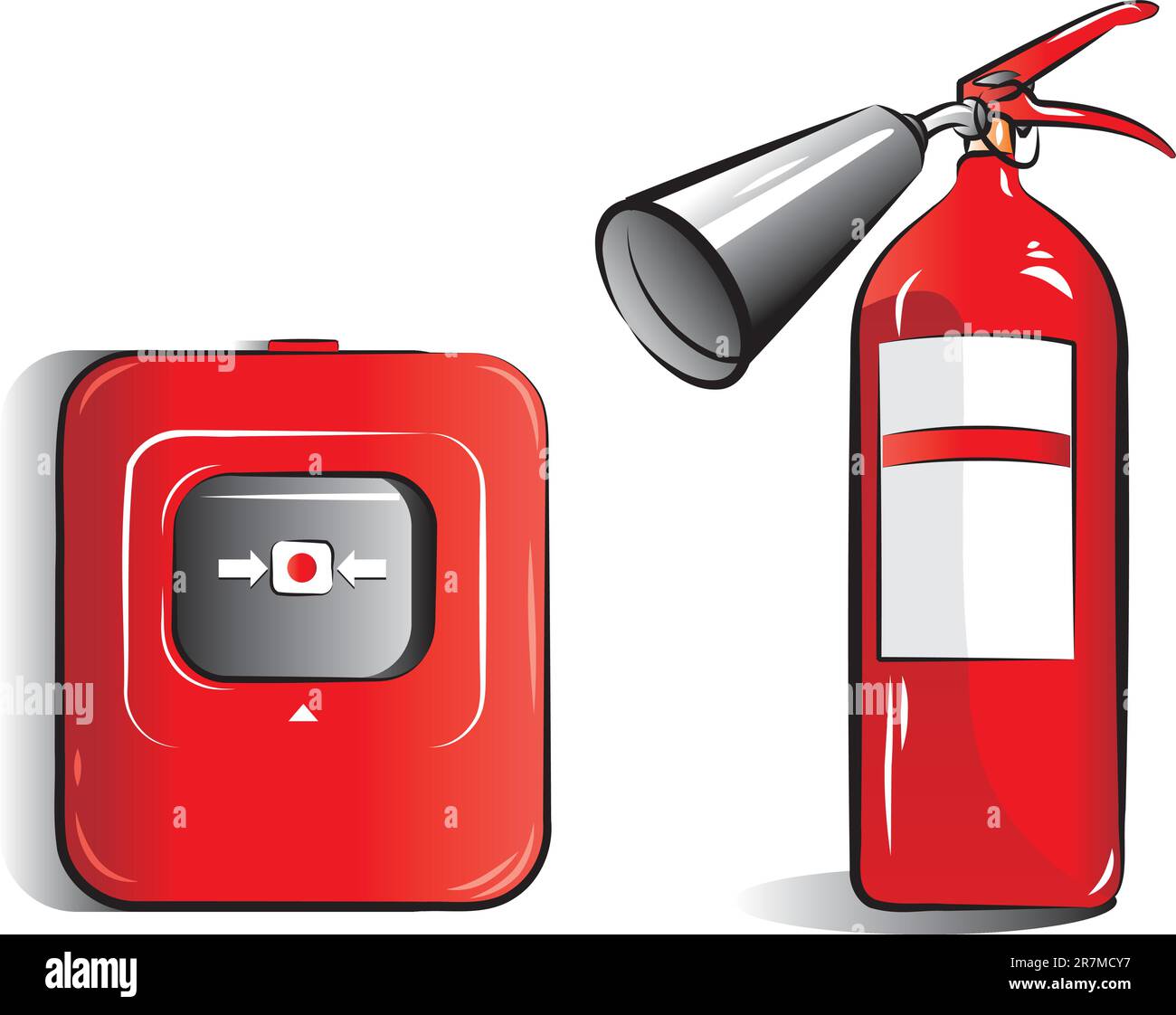 Co2 fire extinguisher Stock Vector Images Alamy