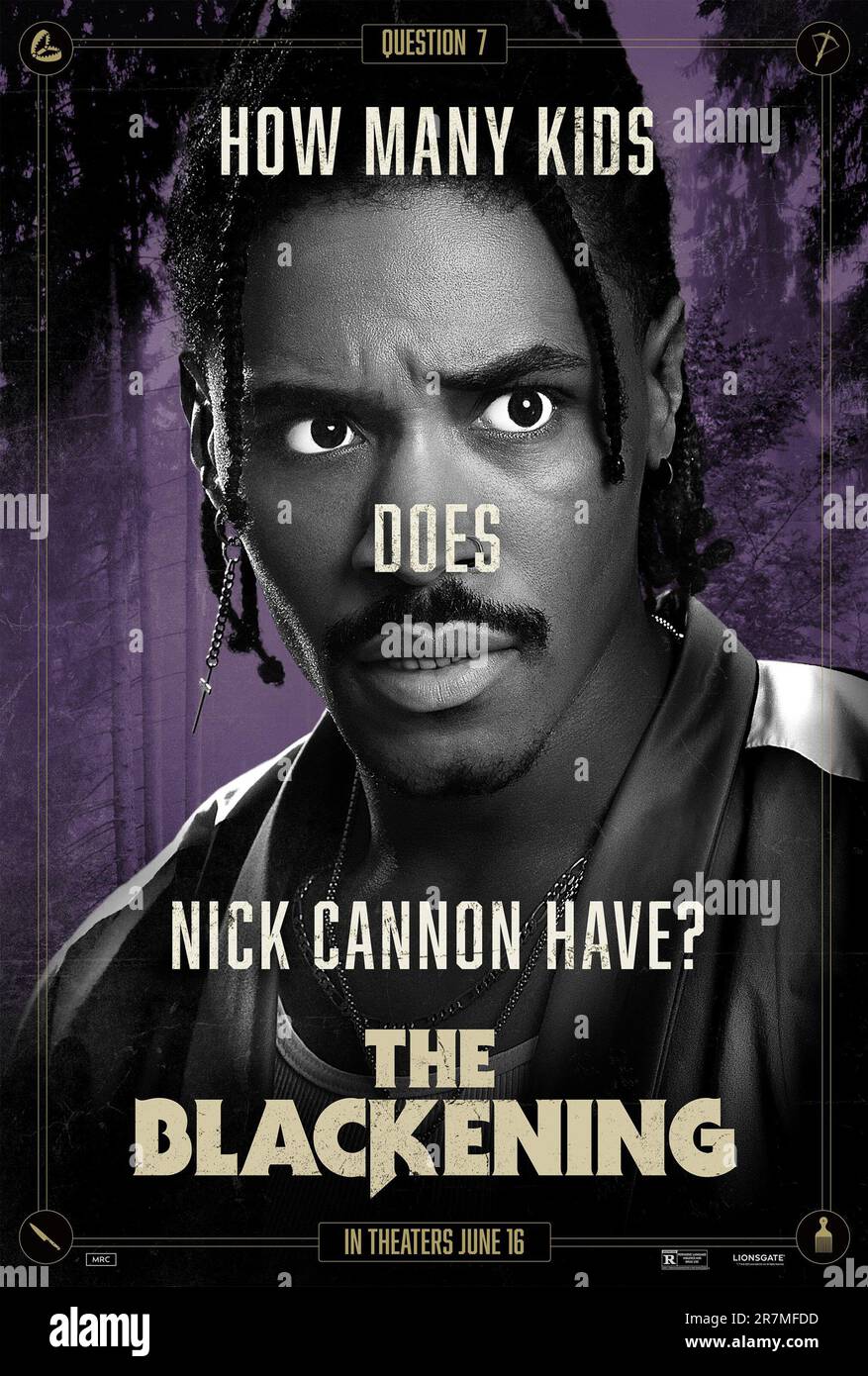 THE BLACKENING, US character poster, Dewayne Perkins, 2023. © Lionsgate