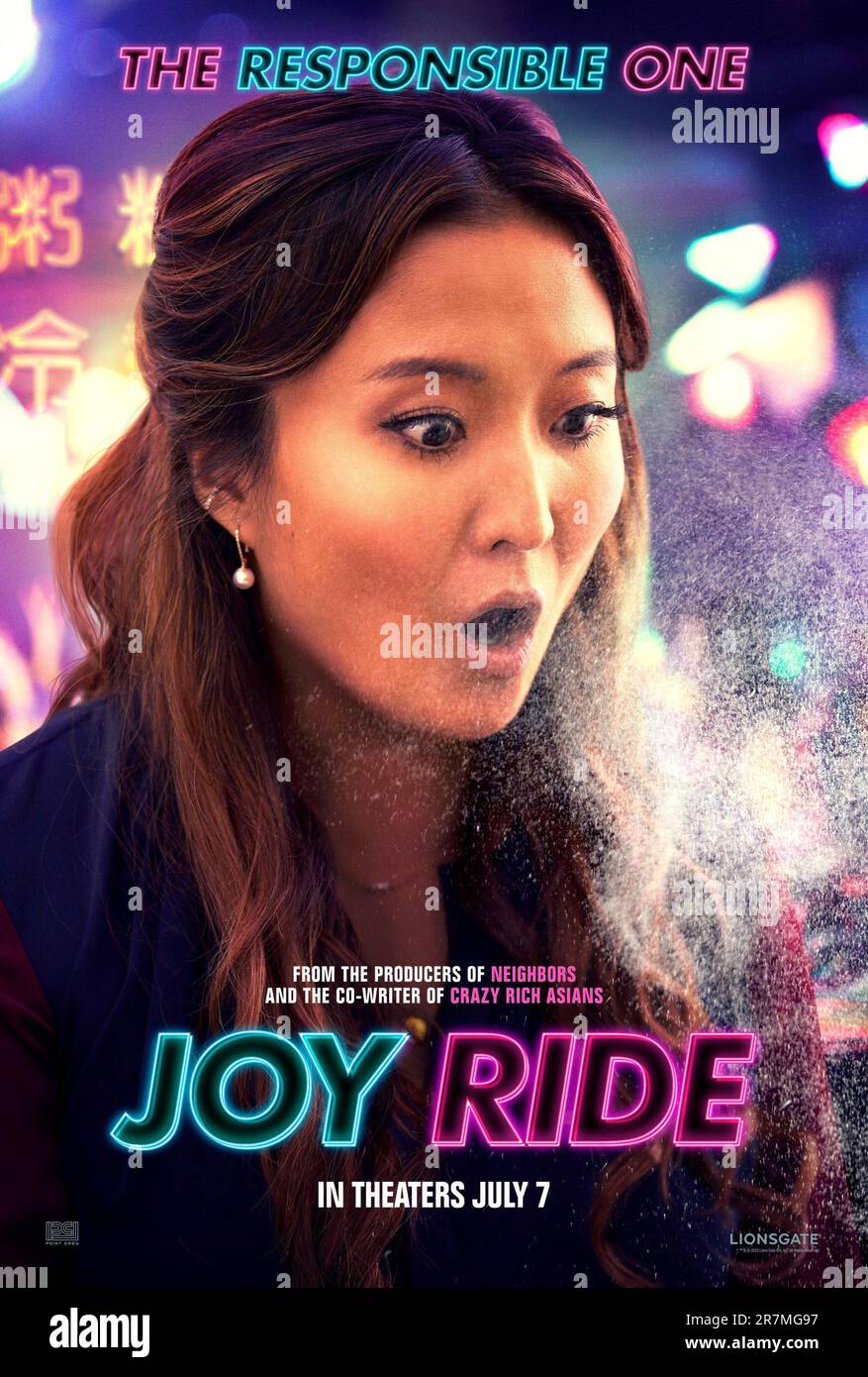 JOY RIDE, US character poster, Ashley Park, 2023. © Lionsgate
