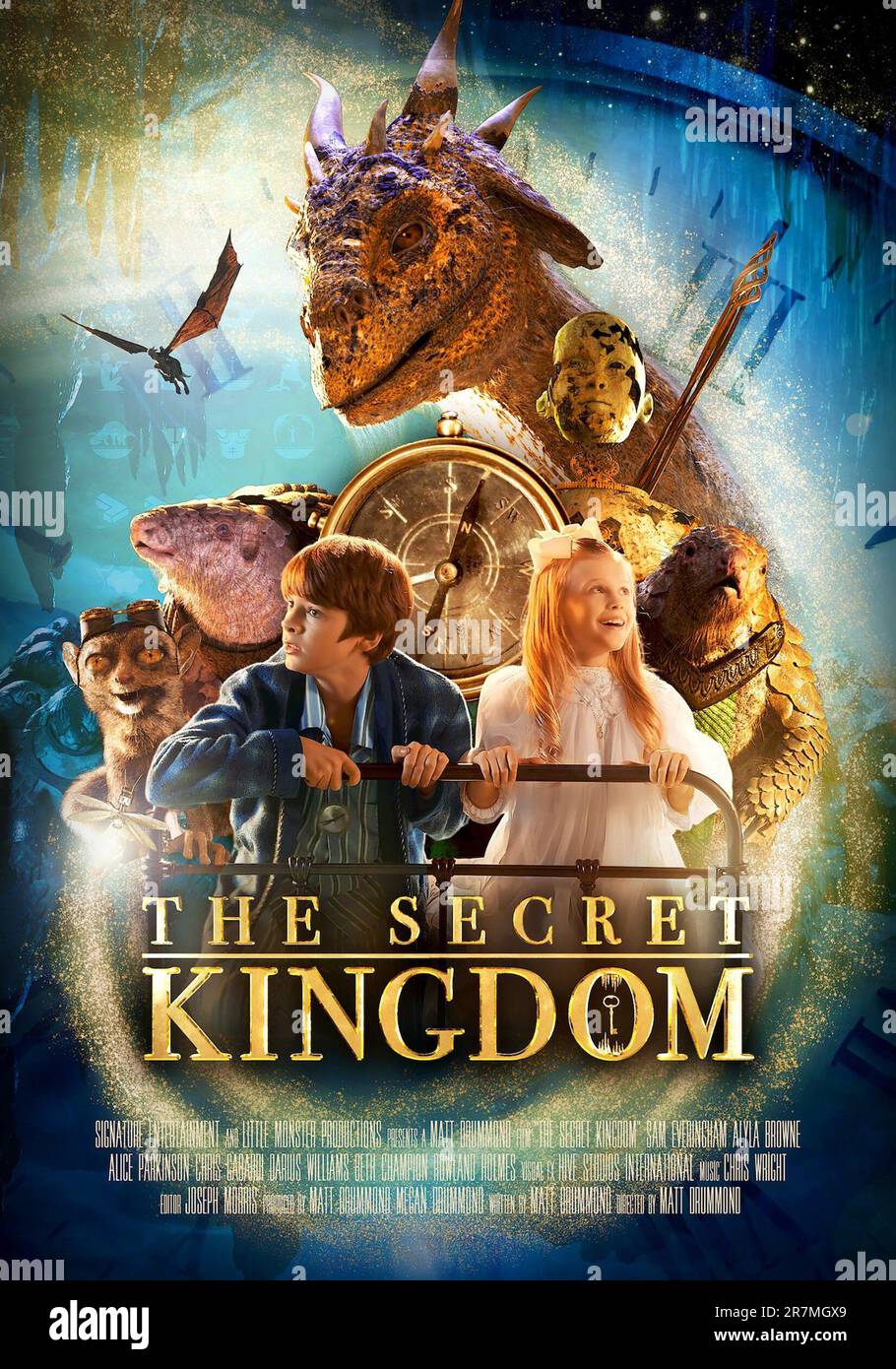 THE SECRET KINGDOM, poster, from left: Sam Everingham, Alyla Browne